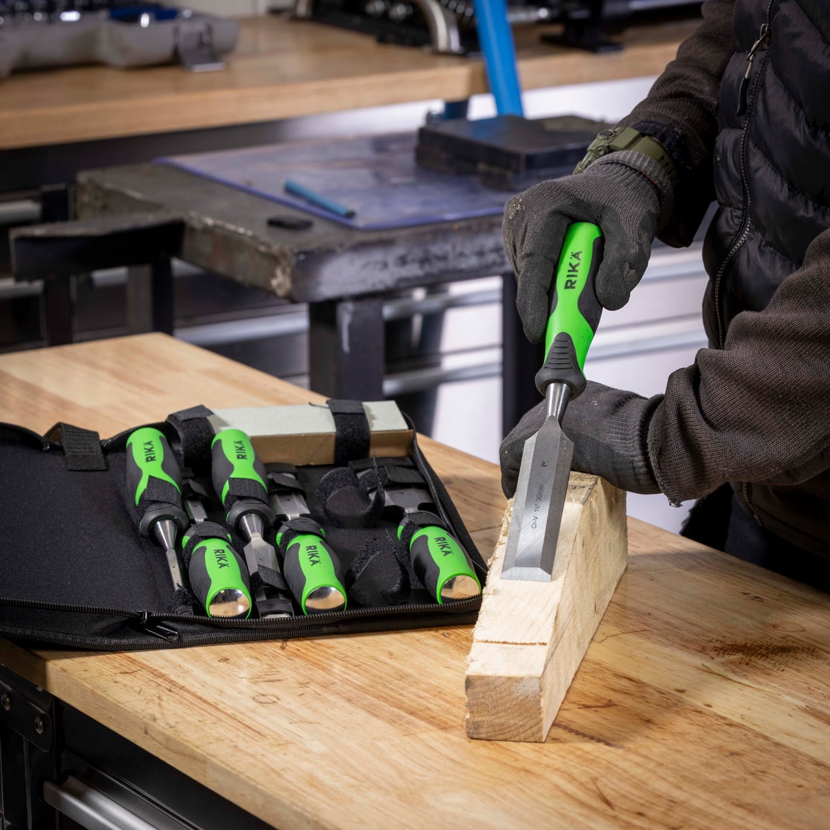 Rikä 7pc Bevel Edge Wood Chisel Set